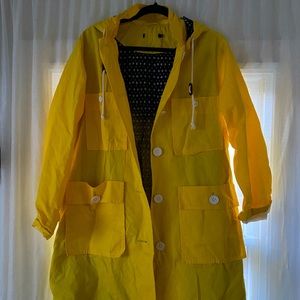 Yellow raincoat
